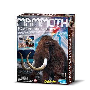 Kit desenterrar esqueleto Mammut  MUNDO ANIMAL 4M