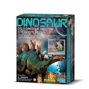 Kit desenterrar esqueleto Stegosaurus MUNDO ANIMAL 4M