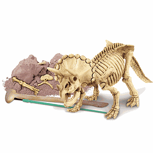 Kit desenterrar esqueleto Triceratops MUNDO ANIMAL 4M