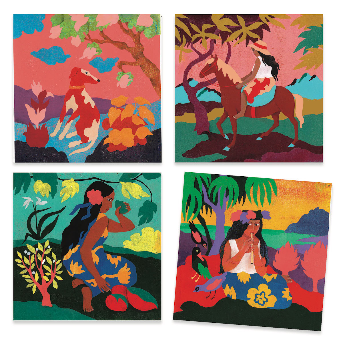 Kit pintura Polinesia LES PETITS CADEAUX Djeco