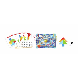 Laberinto Espacial y Tablero Tangram Hape