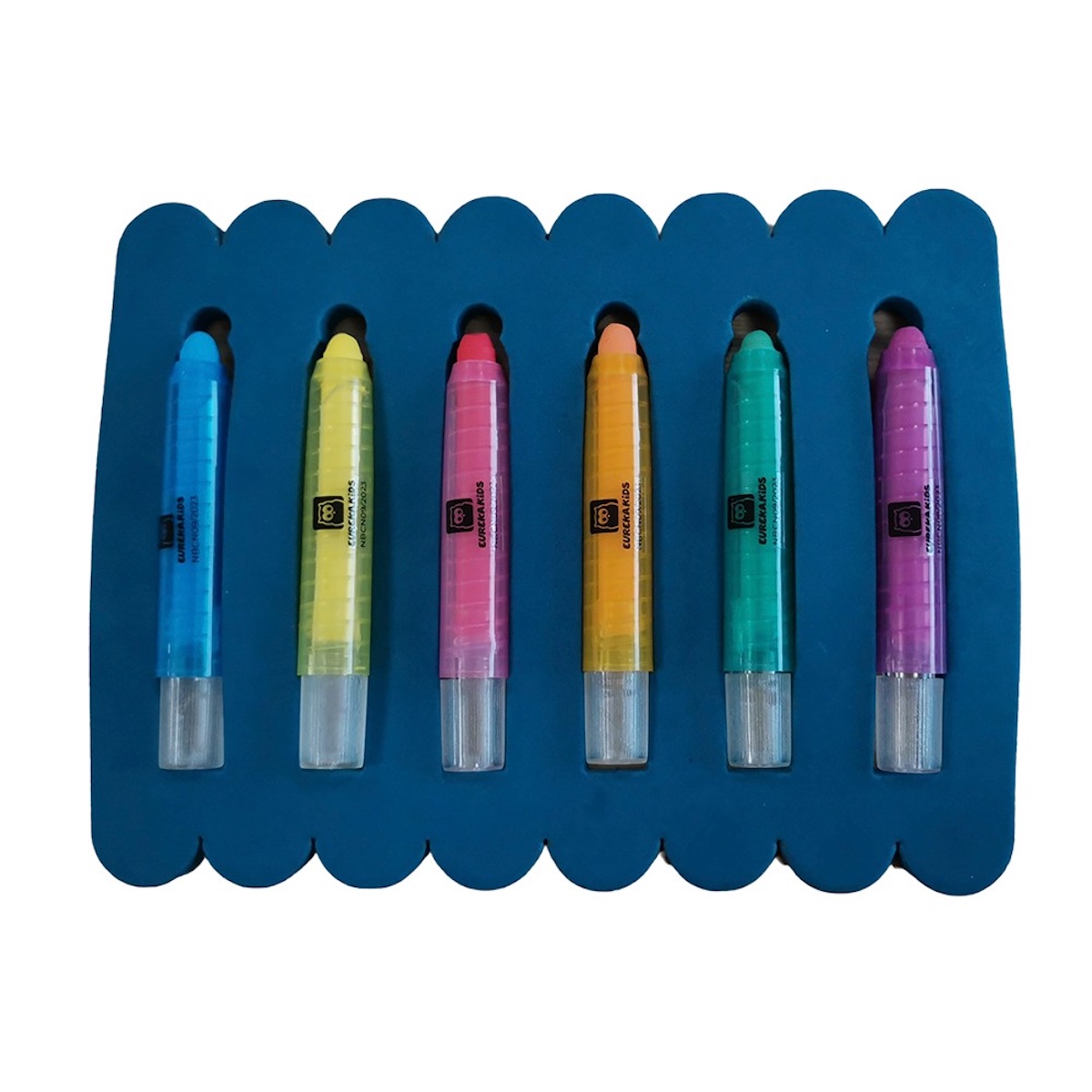 Lápices colores baño 6uds Eurekakids