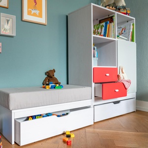 Librería 113cm DESTYLE de Breuyn blanco