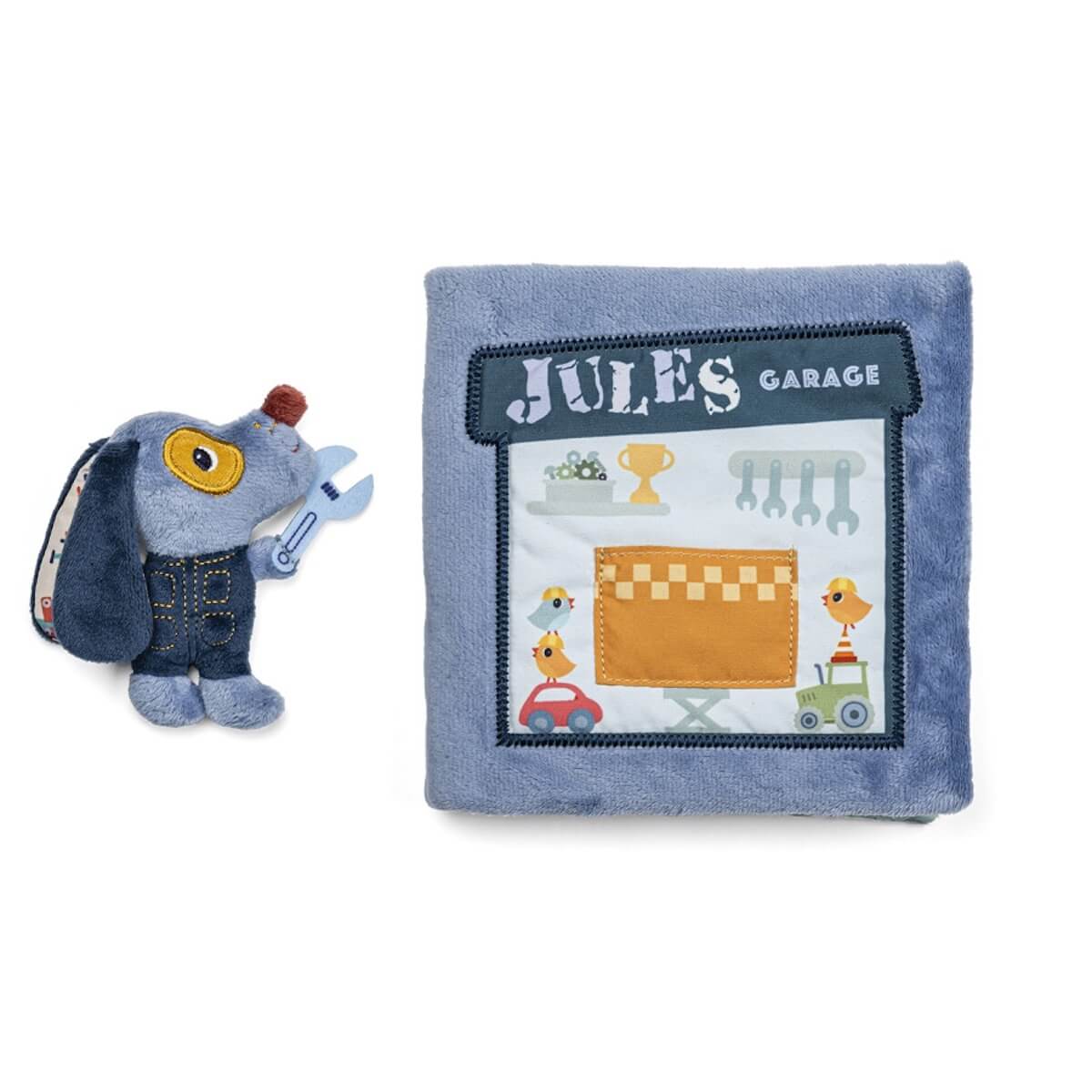Libro actividades perro EL GARAJE DE JULES Lilliputiens