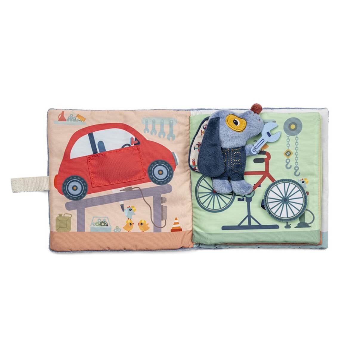 Libro actividades perro EL GARAJE DE JULES Lilliputiens