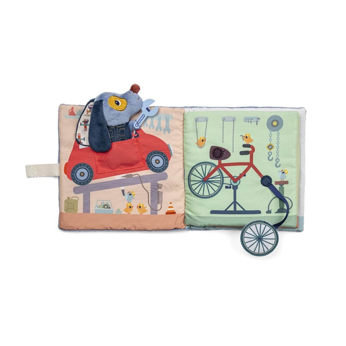 Libro actividades perro EL GARAJE DE JULES Lilliputiens