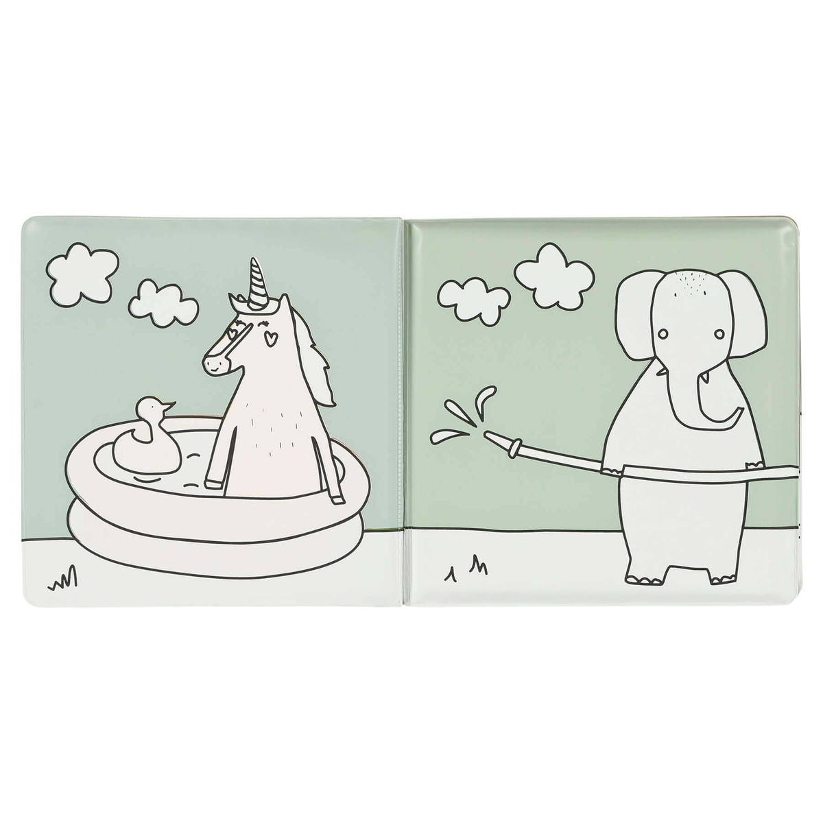 Libro baño colorear Mrs. CAT and Friends Trixie