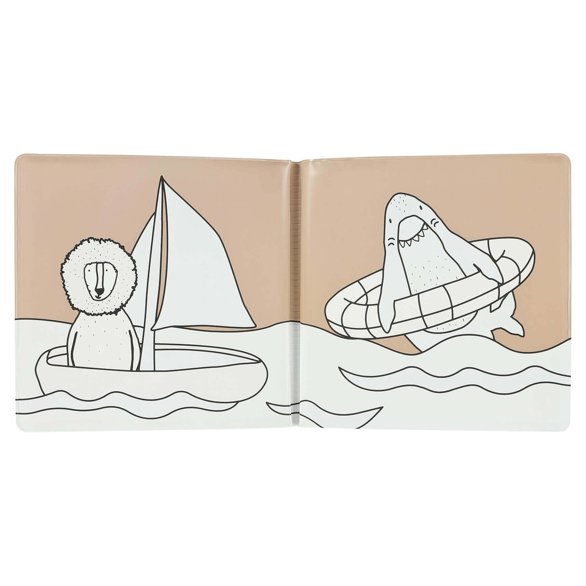 Libro baño colorear Mrs. CAT and Friends Trixie