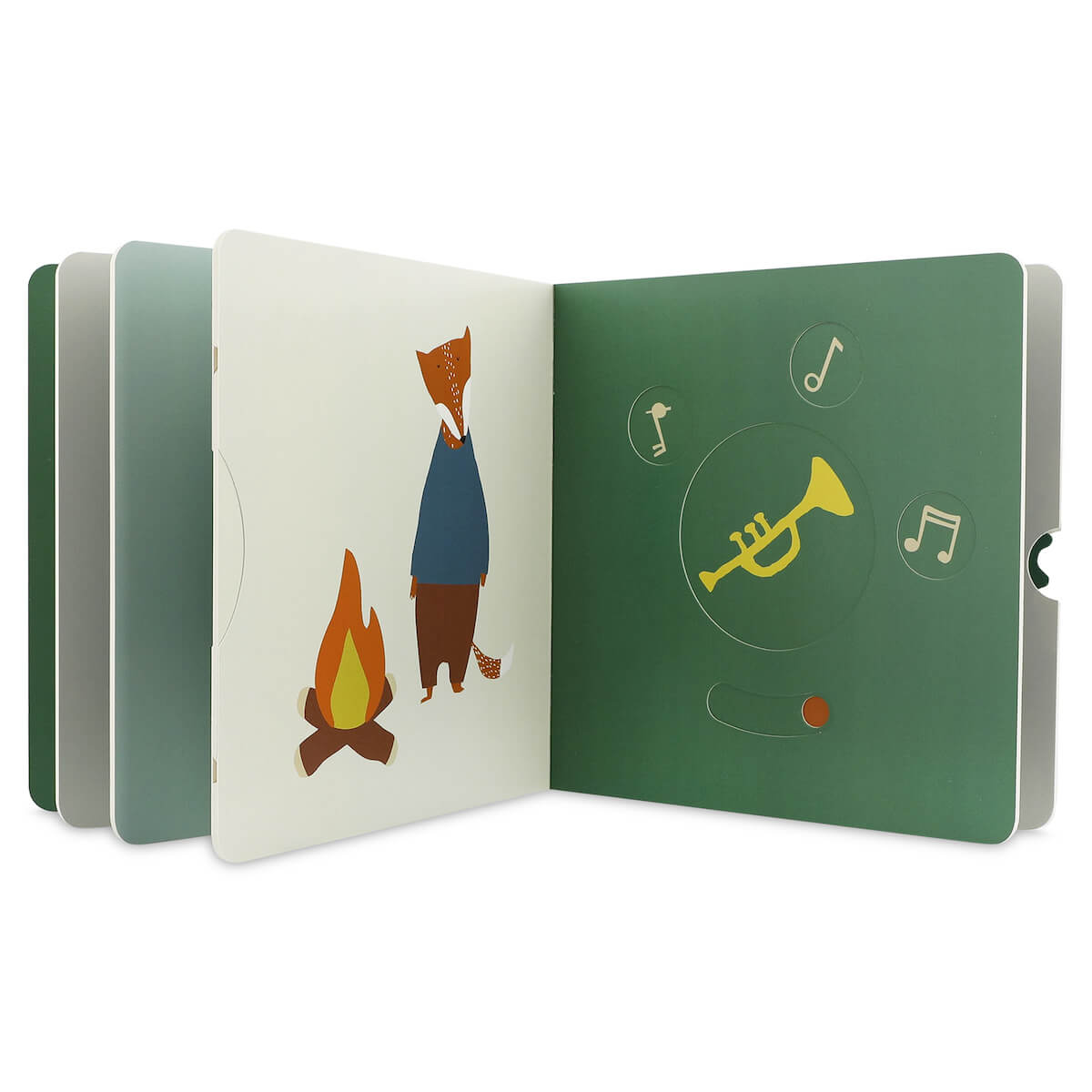 Libro deslizar Camping ANIMALS Trixie