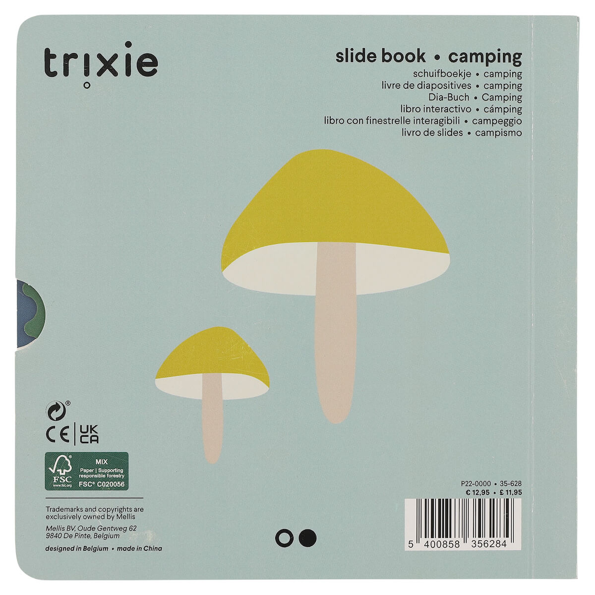 Libro deslizar Camping ANIMALS Trixie