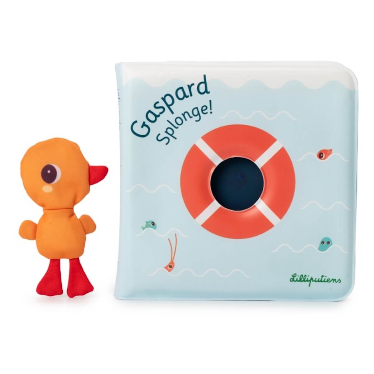 Libro mágico baño GASPARD SPLONGE Lilliputiens