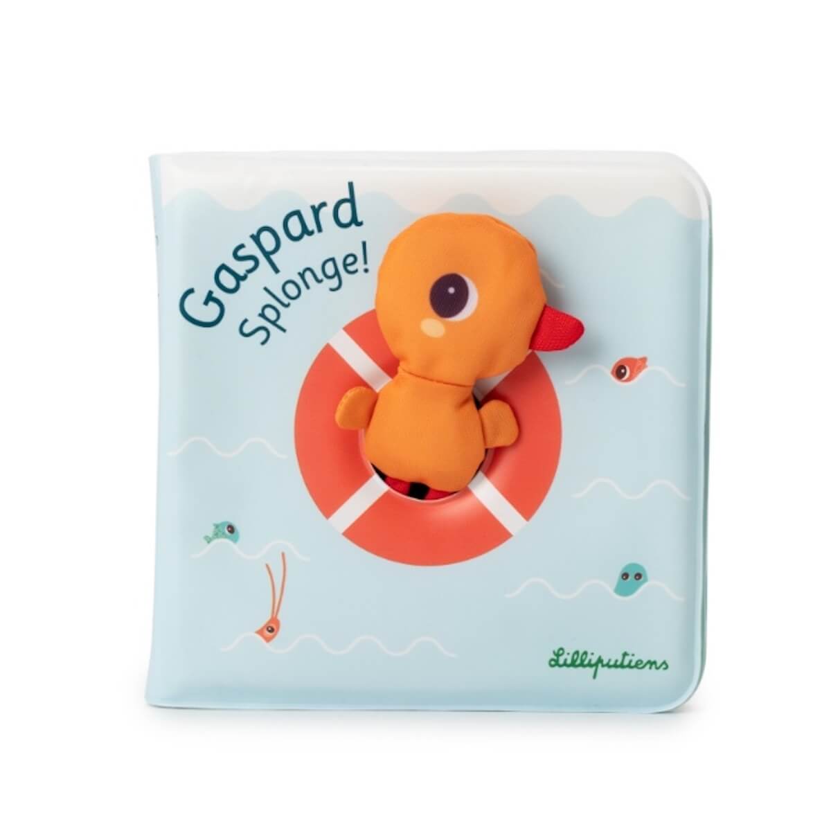 Libro mágico baño GASPARD SPLONGE Lilliputiens