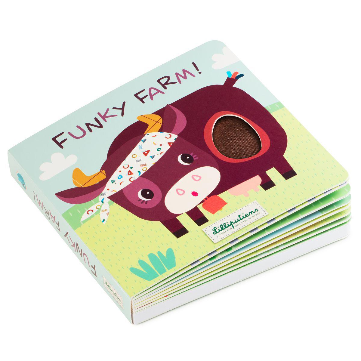 Libro táctil-sonoro FUNKY FARM Lilliputiens
