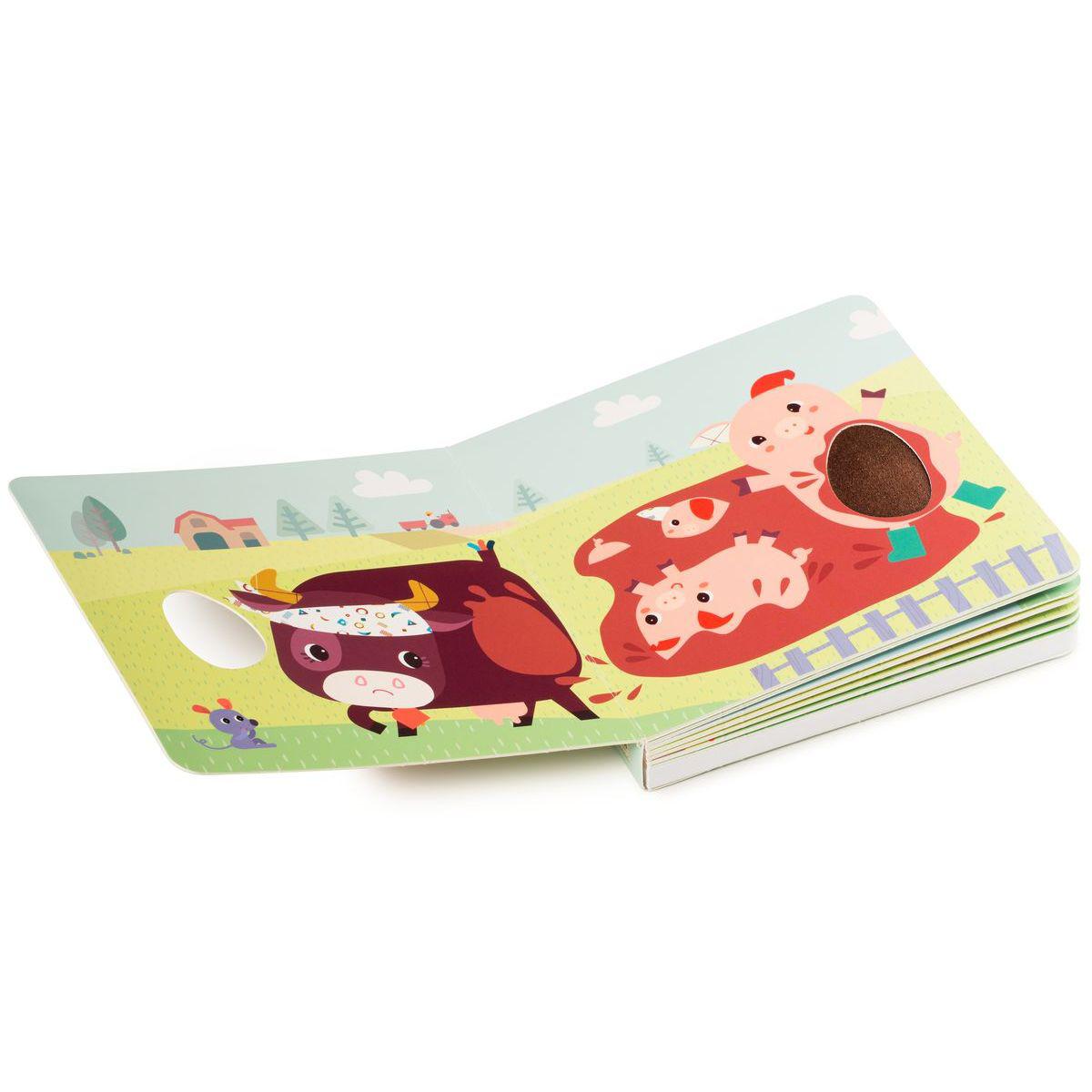 Libro táctil-sonoro FUNKY FARM Lilliputiens