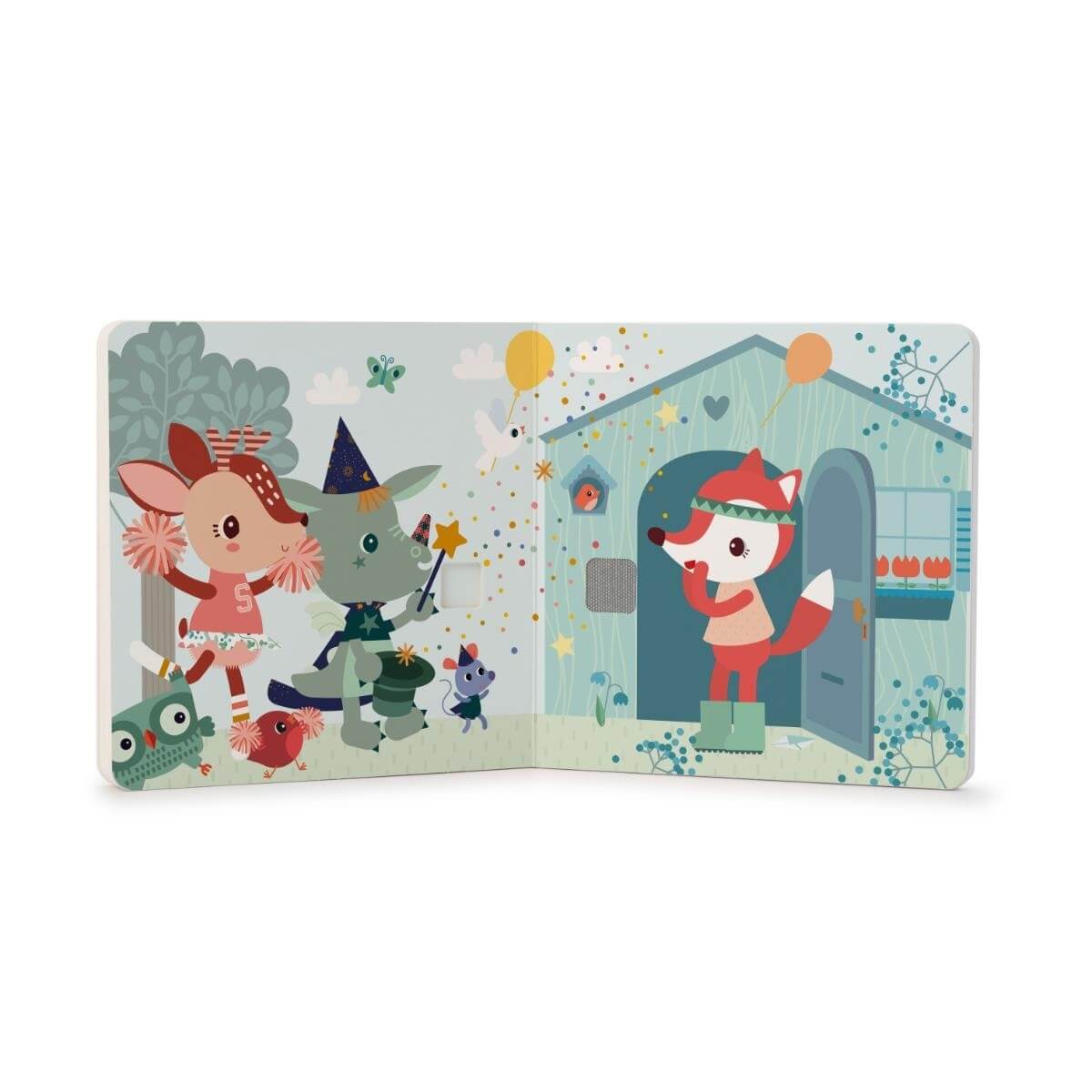 Libro táctil-sonoro HAPPY FOREST Lilliputiens