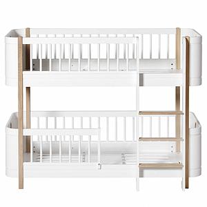 Litera 68x162cm WOOD MINI+ Oliver Furniture blanco-roble