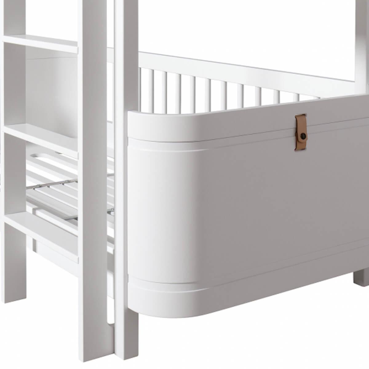 Litera 68x162cm WOOD MINI+ Oliver Furniture blanco