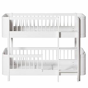 Litera 68x162cm WOOD MINI+ Oliver Furniture blanco