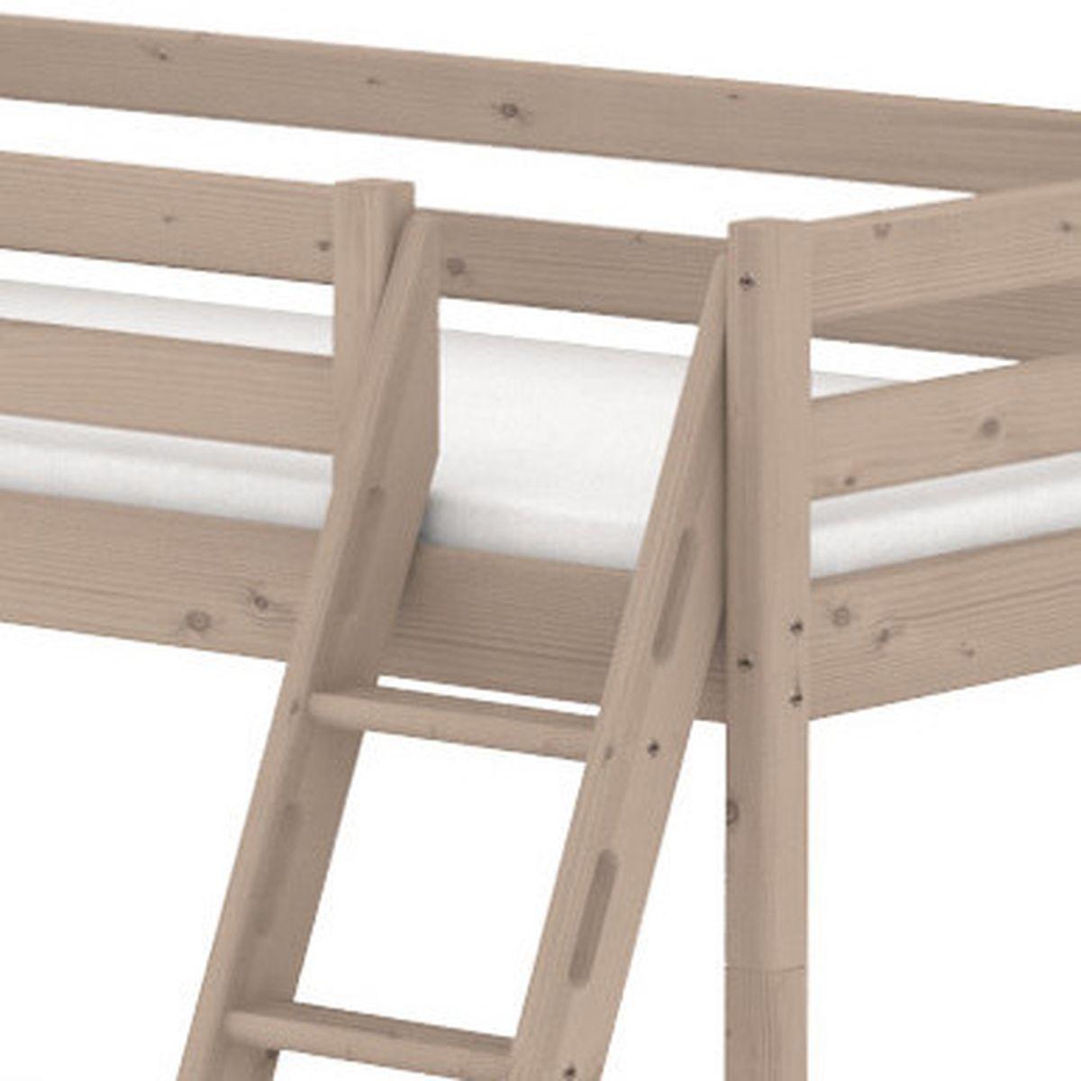 abitare-kids.es | Litera 90x190 CLASSIC Flexa escalera inclinada terra