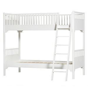 Litera 90x200cm escalera inclinada SEASIDE CLASSIC Oliver Furniture blanco