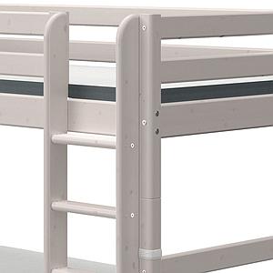 Litera 90x200cm escalera recta-2 cajones CLASSIC Flexa grey washed