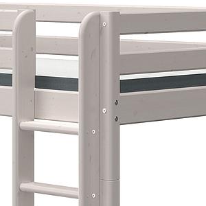 Litera 90x200cm escalera recta CLASSIC Flexa grey washed