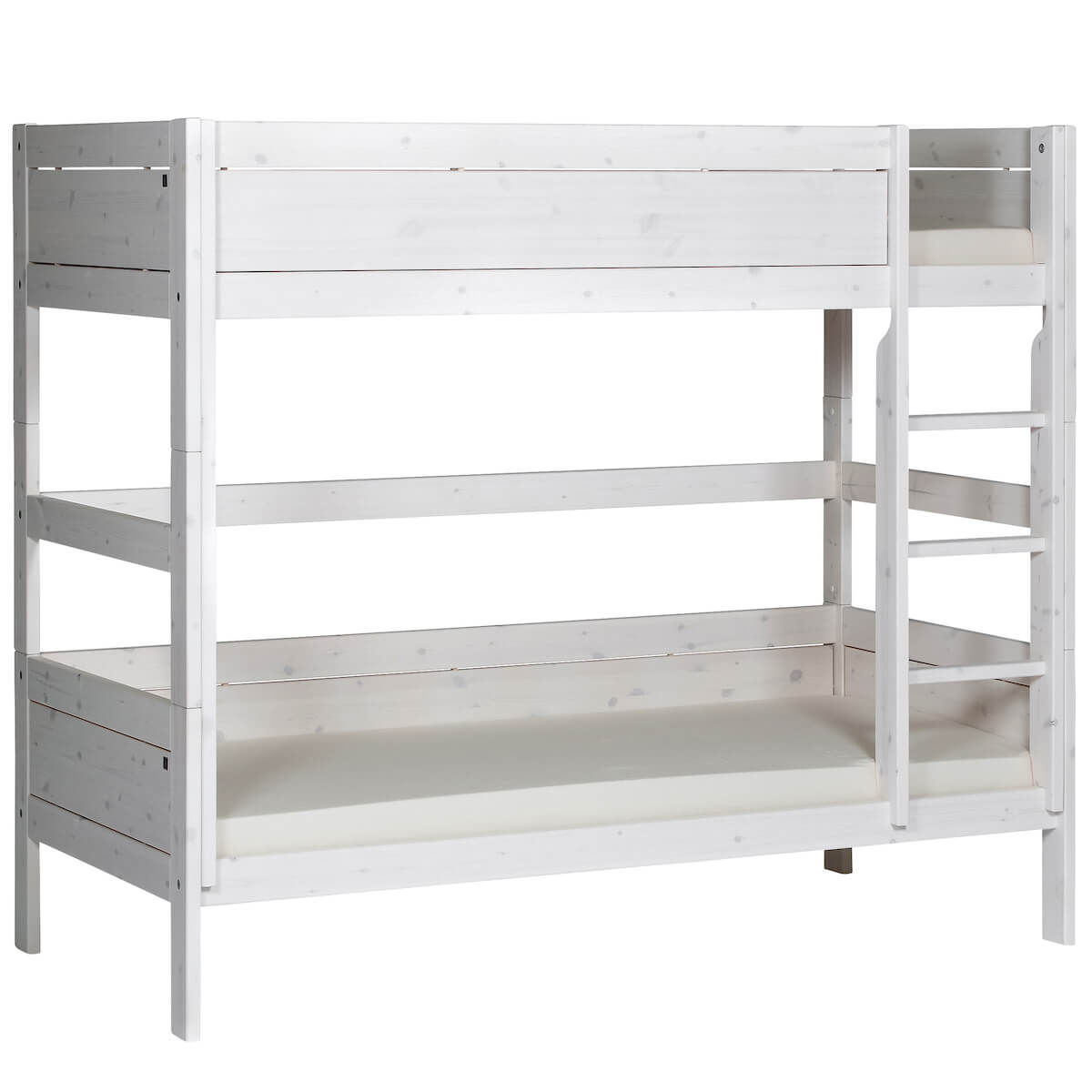 Litera 90x200cm escalera recta Lifetime blanqueado