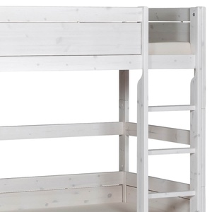 Litera 90x200cm escalera recta Lifetime blanqueado