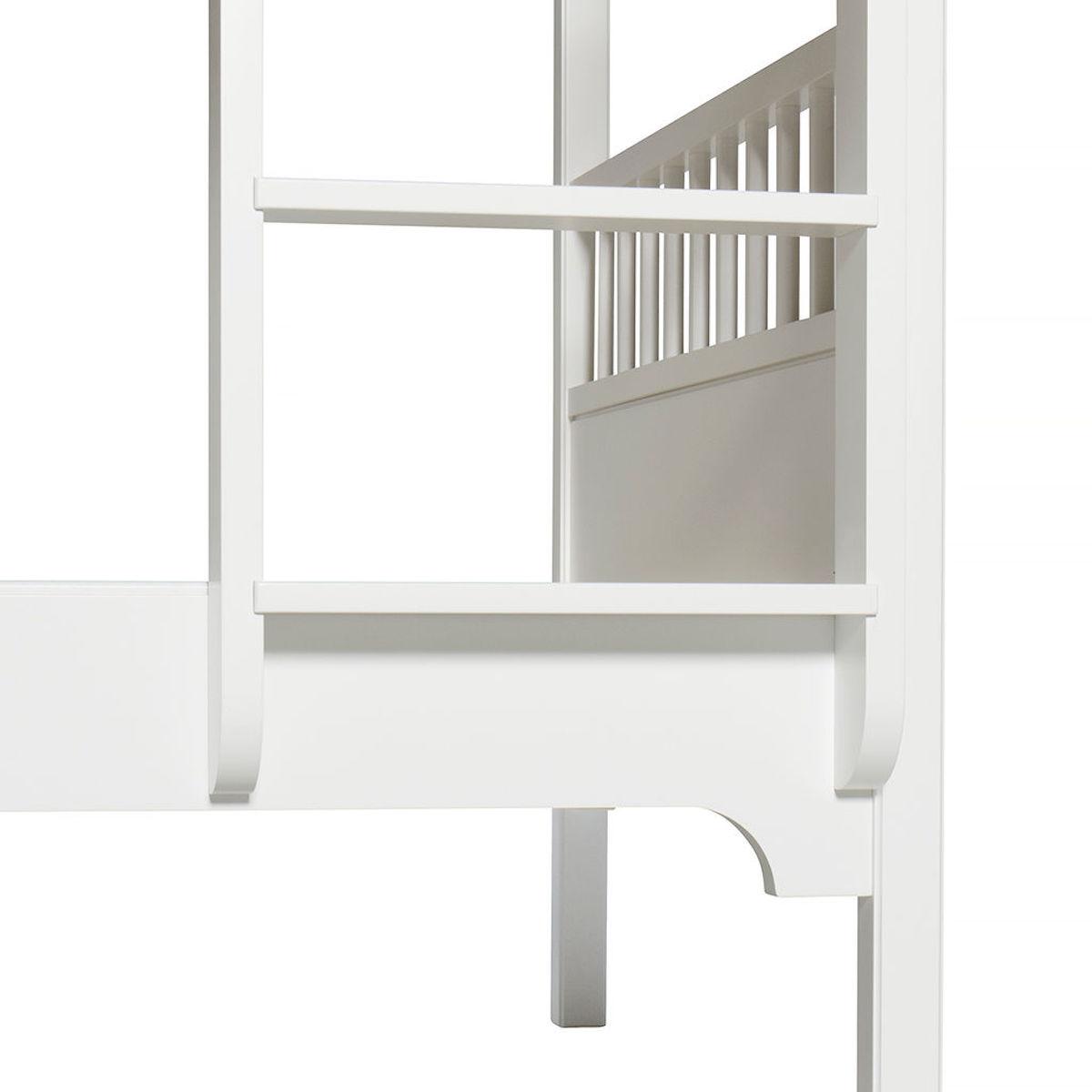 Litera 90x200cm escalera recta SEASIDE CLASSIC Oliver Furniture blanco