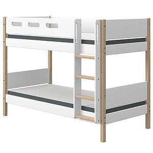 Litera 90x200cm NOR Flexa roble-blanco