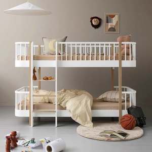 Litera baja 90x200cm WOOD ORIGINAL Oliver Furniture blanco-roble