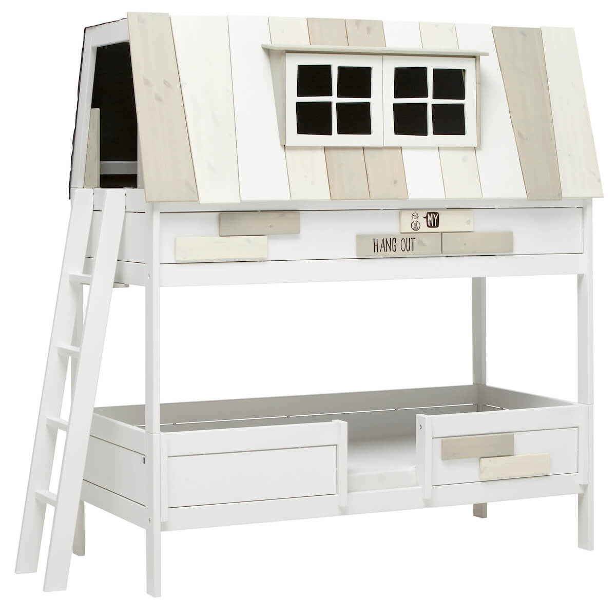 Litera cabaña 90x200cm HANGOUT Lifetime blanco