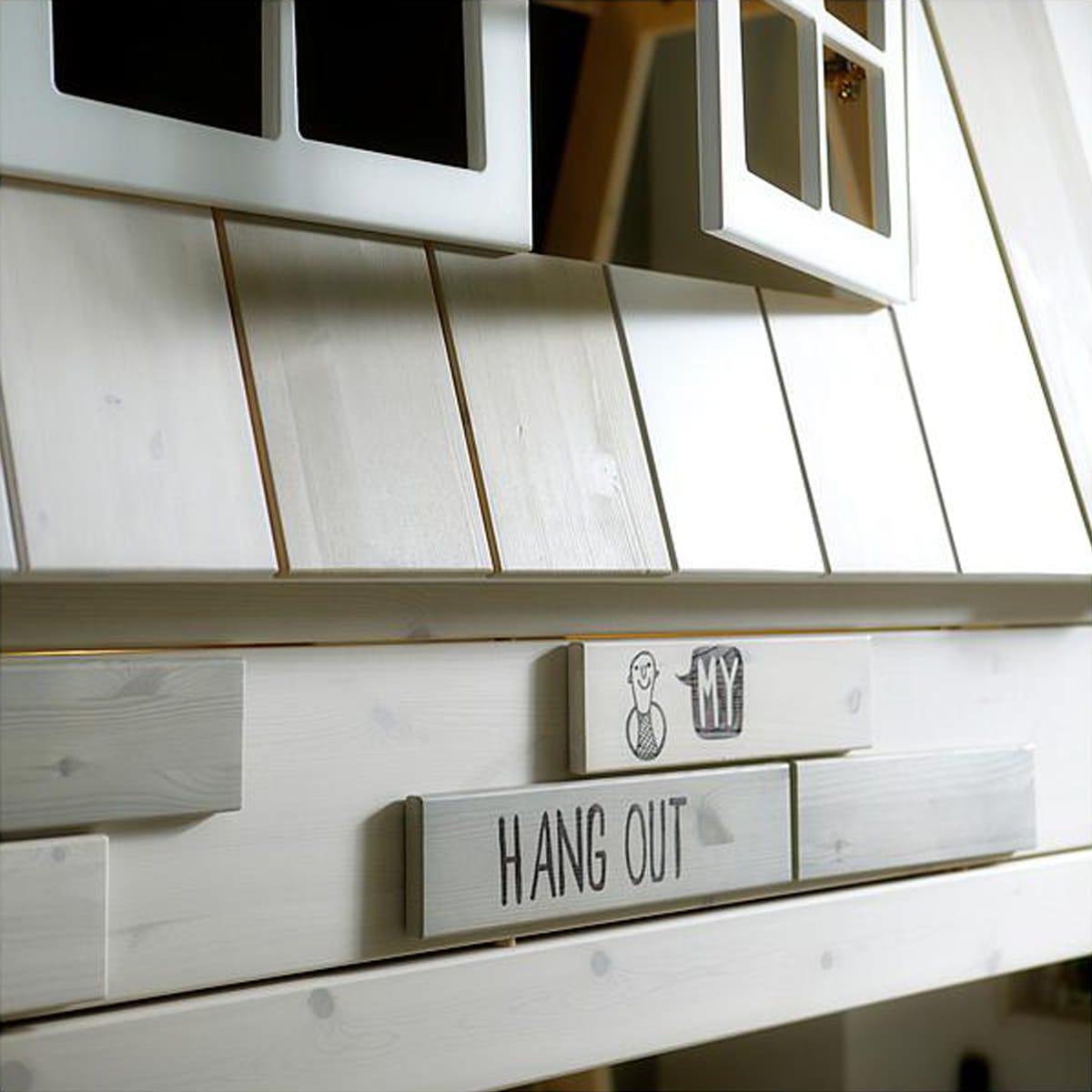 Litera cabaña 90x200cm HANGOUT Lifetime blanqueado