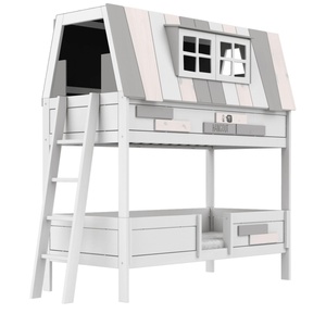 Litera cabaña 90x200cm HANGOUT Somier Deluxe Lifetime blanco