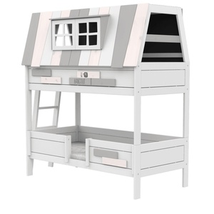 Litera cabaña 90x200cm HANGOUT Somier Deluxe Lifetime blanco