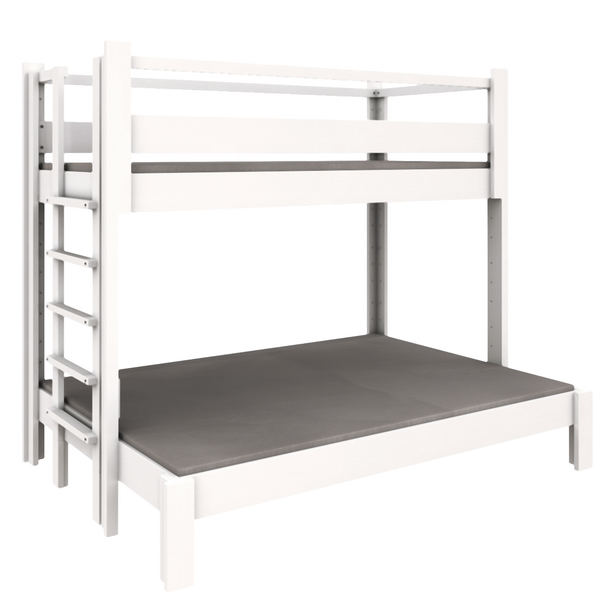 Litera doble 90-140x200cm DESTYLE de Breuyn lacado blanco