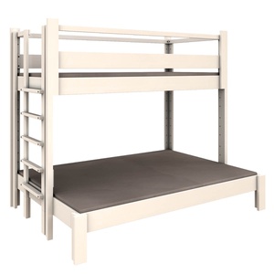 Litera doble 90+140x200cm DESTYLE de Breuyn tintada en blanco