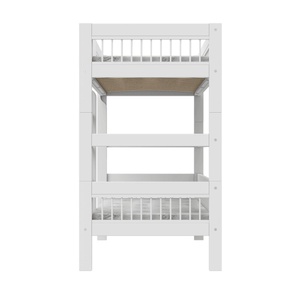Litera-escalera recta 90x200cm BREEZE Somier Deluxe Lifetime blanco