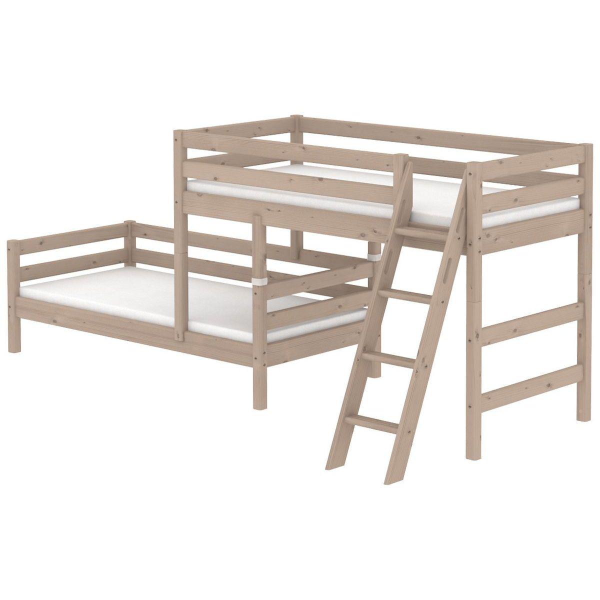 abitare-kids.es | Litera Semialta tren 90x190 CLASSIC Flexa escalera