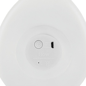 Luz de noche medium MOBY Flow Amsterdam blanco