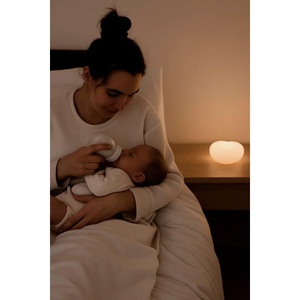 Luz de noche RUBY Flow Amsterdam warm grey
