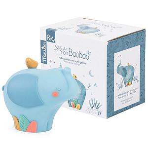 Luz nocturna elefante SOUS MON BAOBAB Moulin Roty