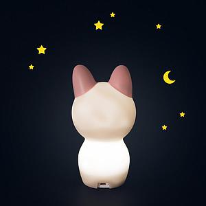 Luz nocturna gato APRÈS LA PLUIE Moulin Roty