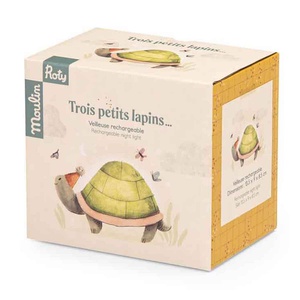 Luz nocturna tortuga TROIS PETITS LAPINS Moulin Roty