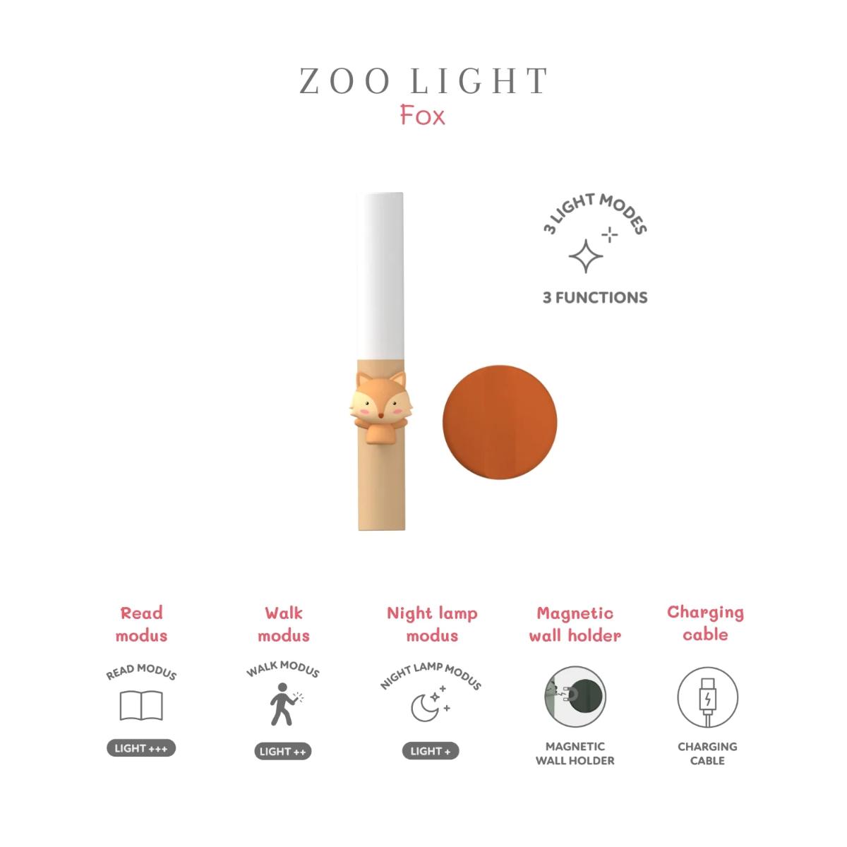 Luz nocturna ZOO Zoofamily Fox