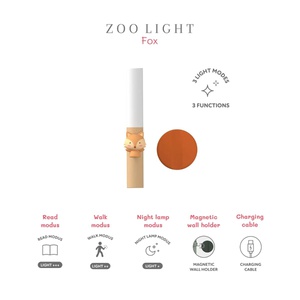 Luz nocturna ZOO Zoofamily Fox
