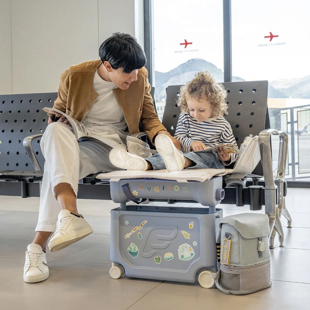 Maleta-cama JETKIDS Stokke arctic blue