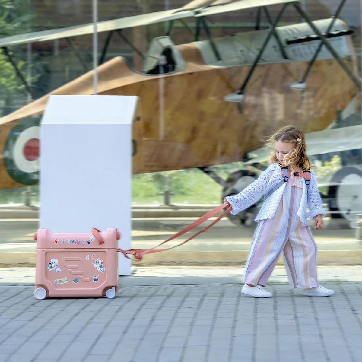 Maleta-cama JETKIDS Stokke coral pink