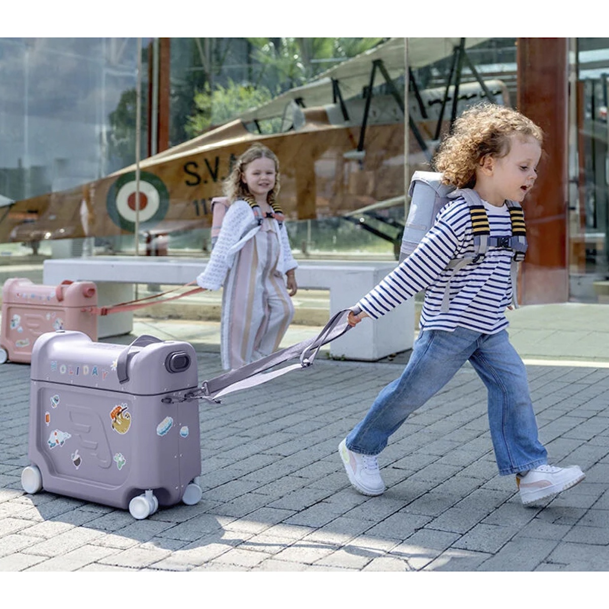 Maleta-cama JETKIDS Stokke hazy lilac