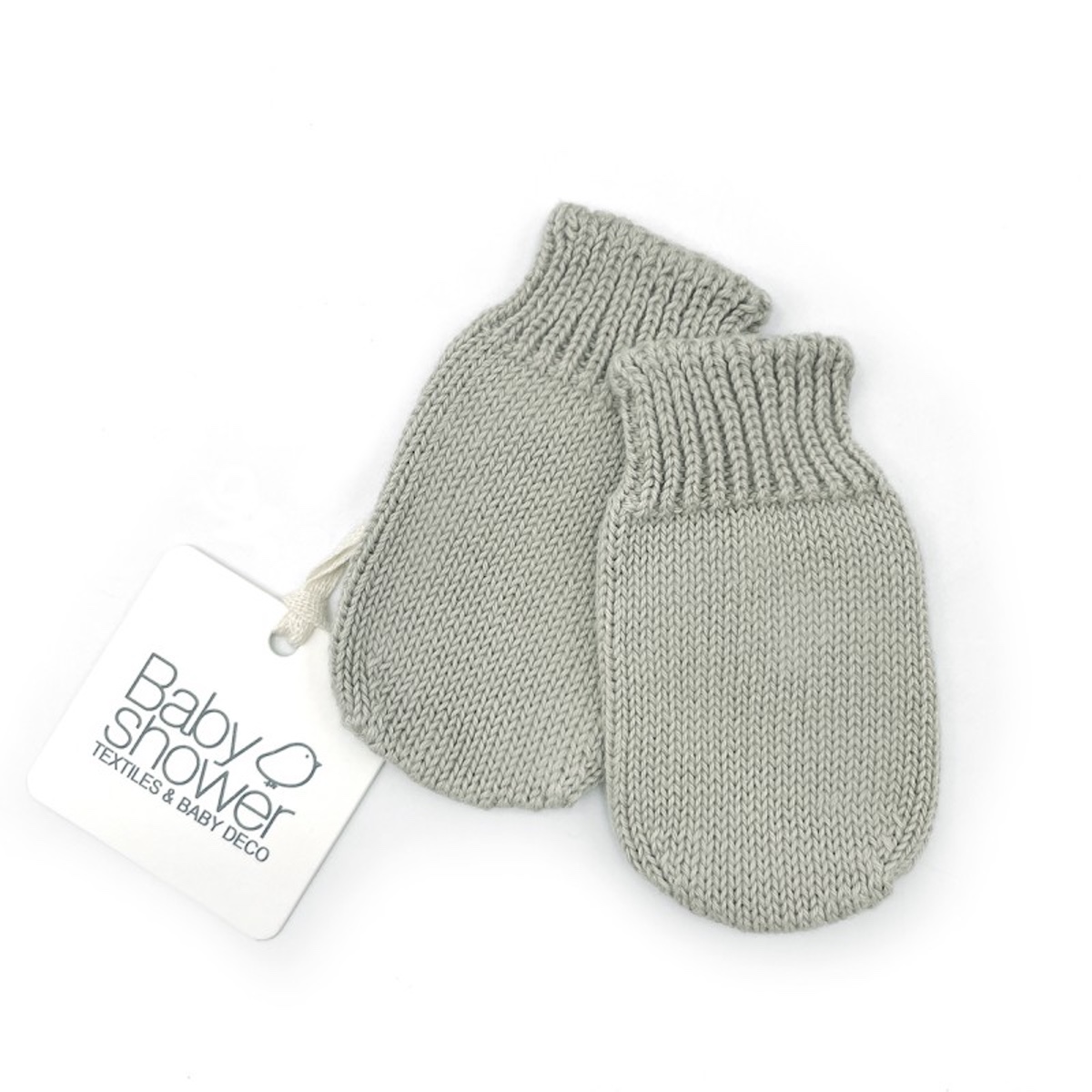 Manoplas bebé TRICOT Babyshower dune